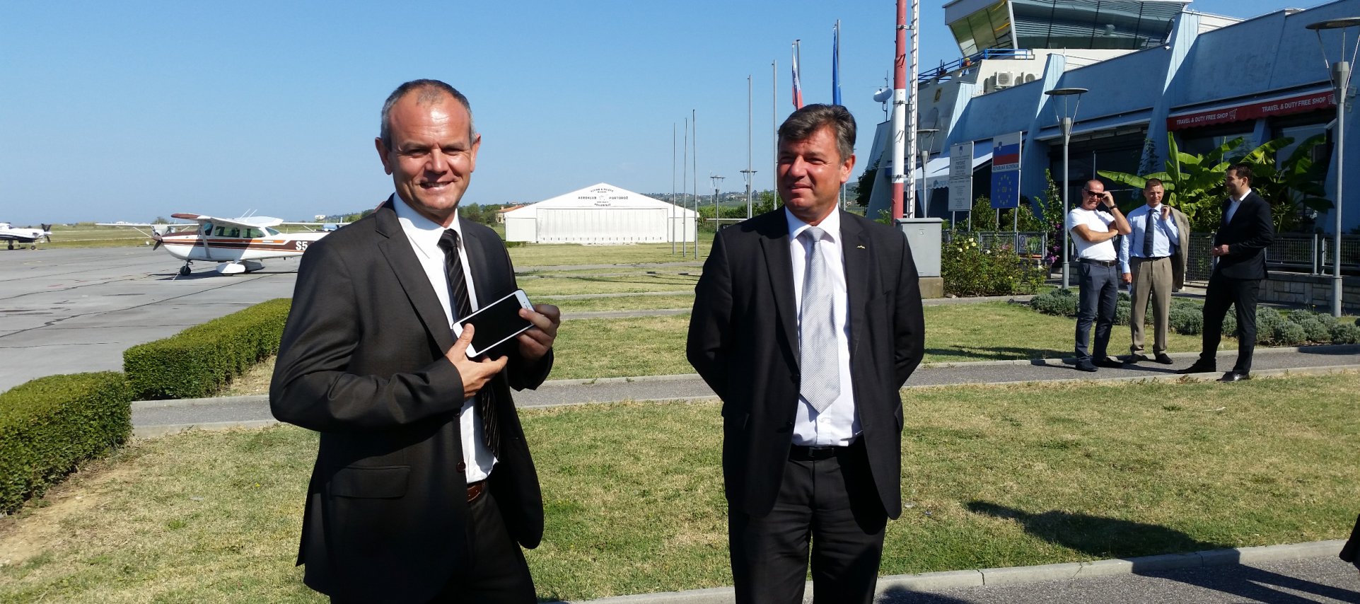 Obisk ministra za infrastrukturo